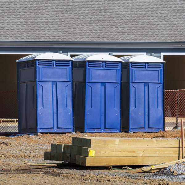 how do you ensure the porta potties are secure and safe from vandalism during an event in Clay